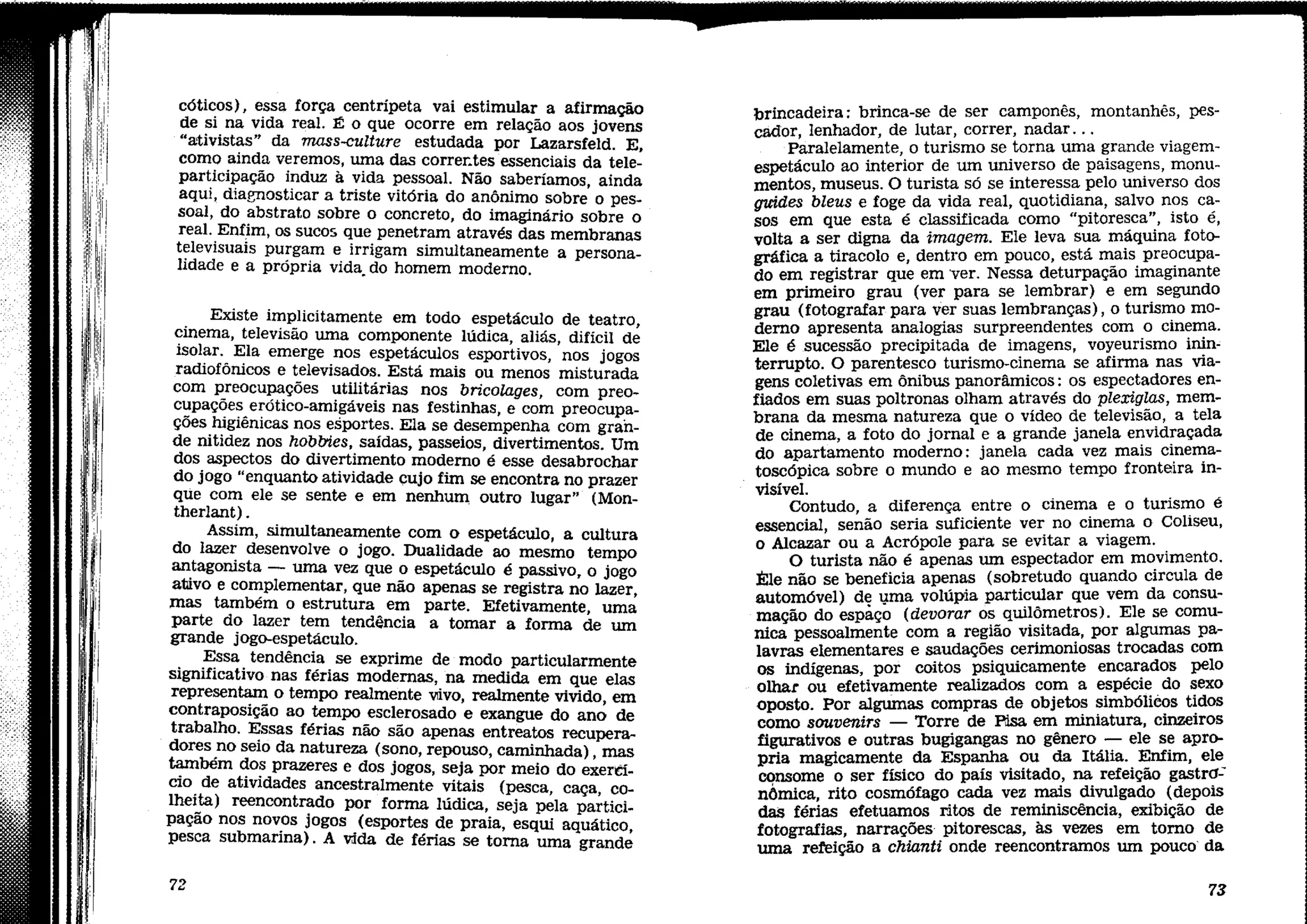 Cultura de Massas no Século XX.