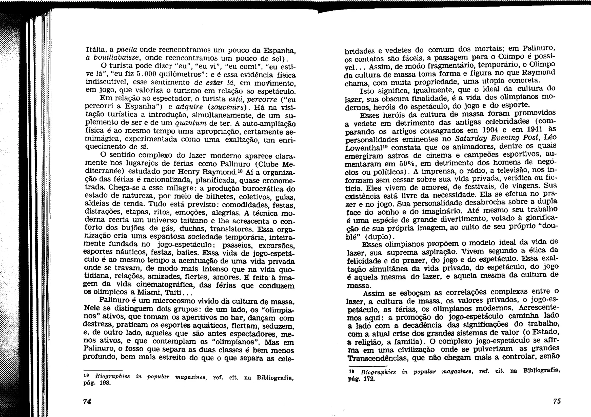 Cultura de Massas no Século XX.