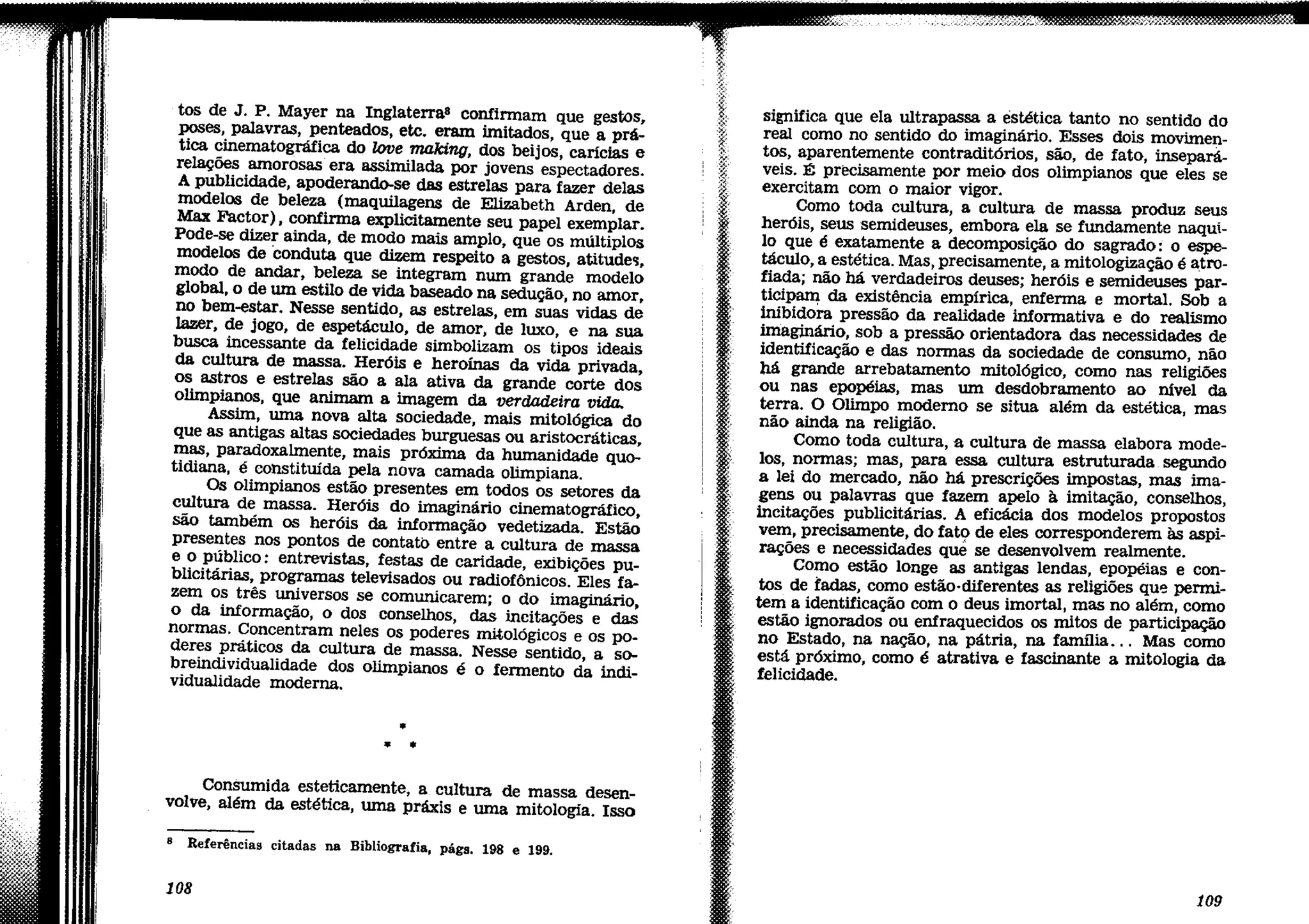 Cultura de Massas no Século XX.