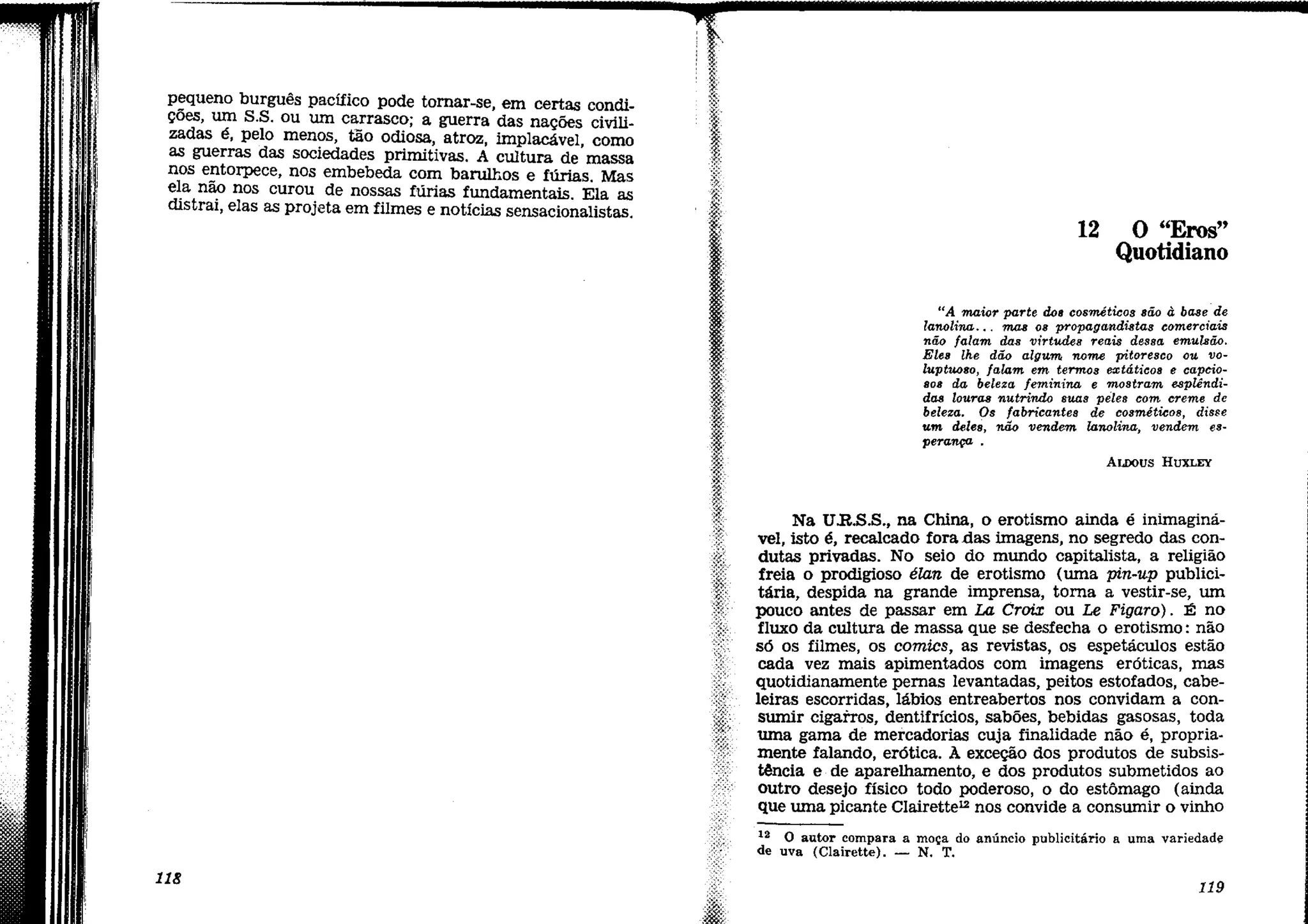 Cultura de Massas no Século XX.