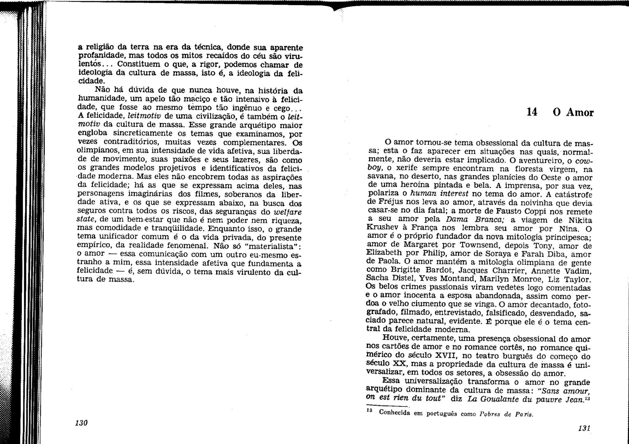 Cultura de Massas no Século XX.