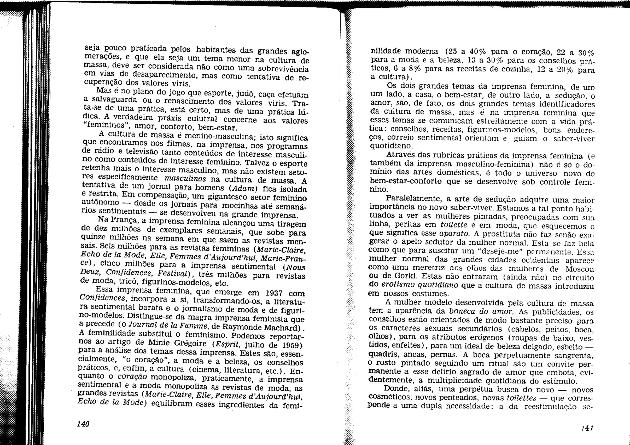 Cultura de Massas no Século XX.