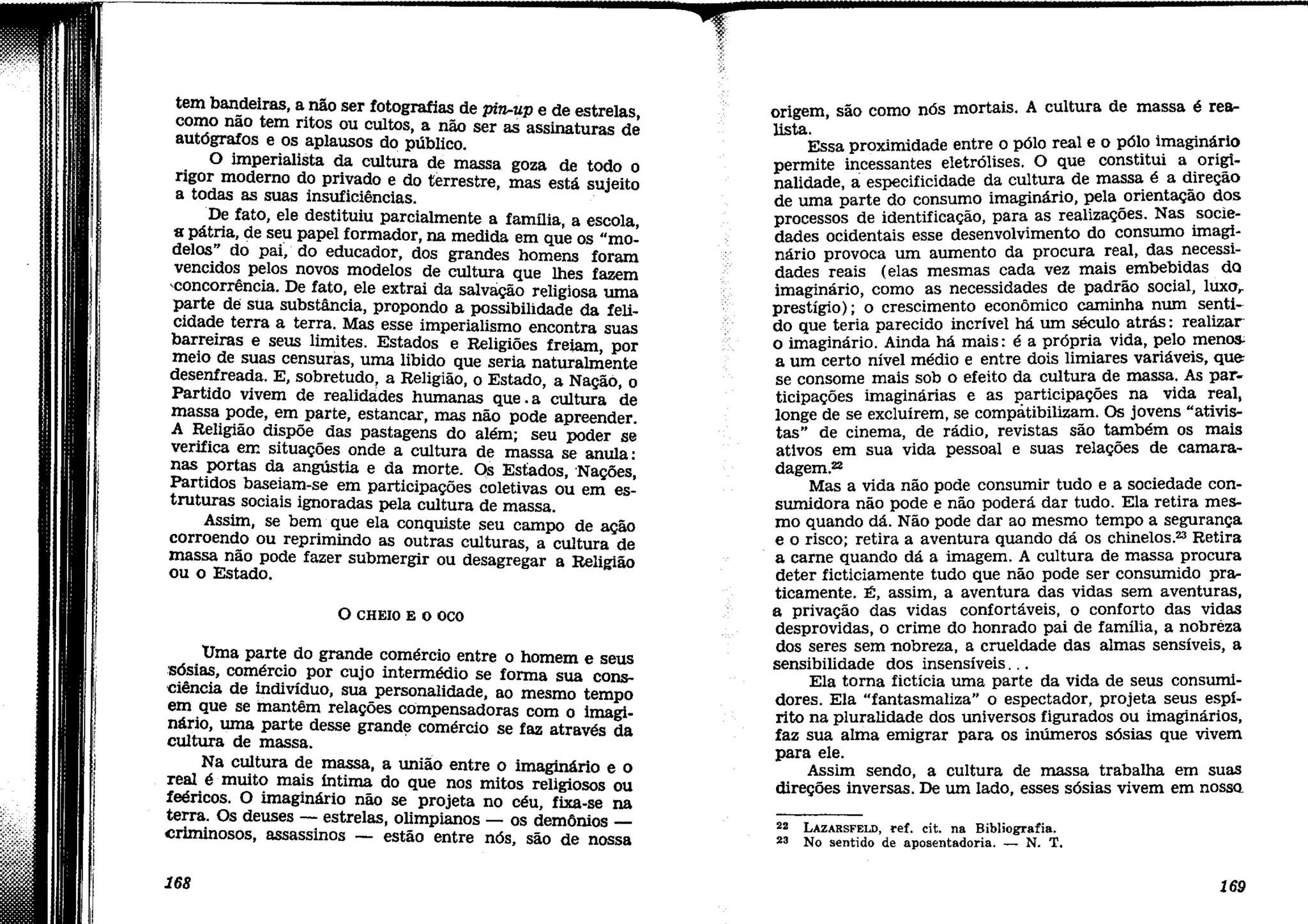 Cultura de Massas no Século XX.