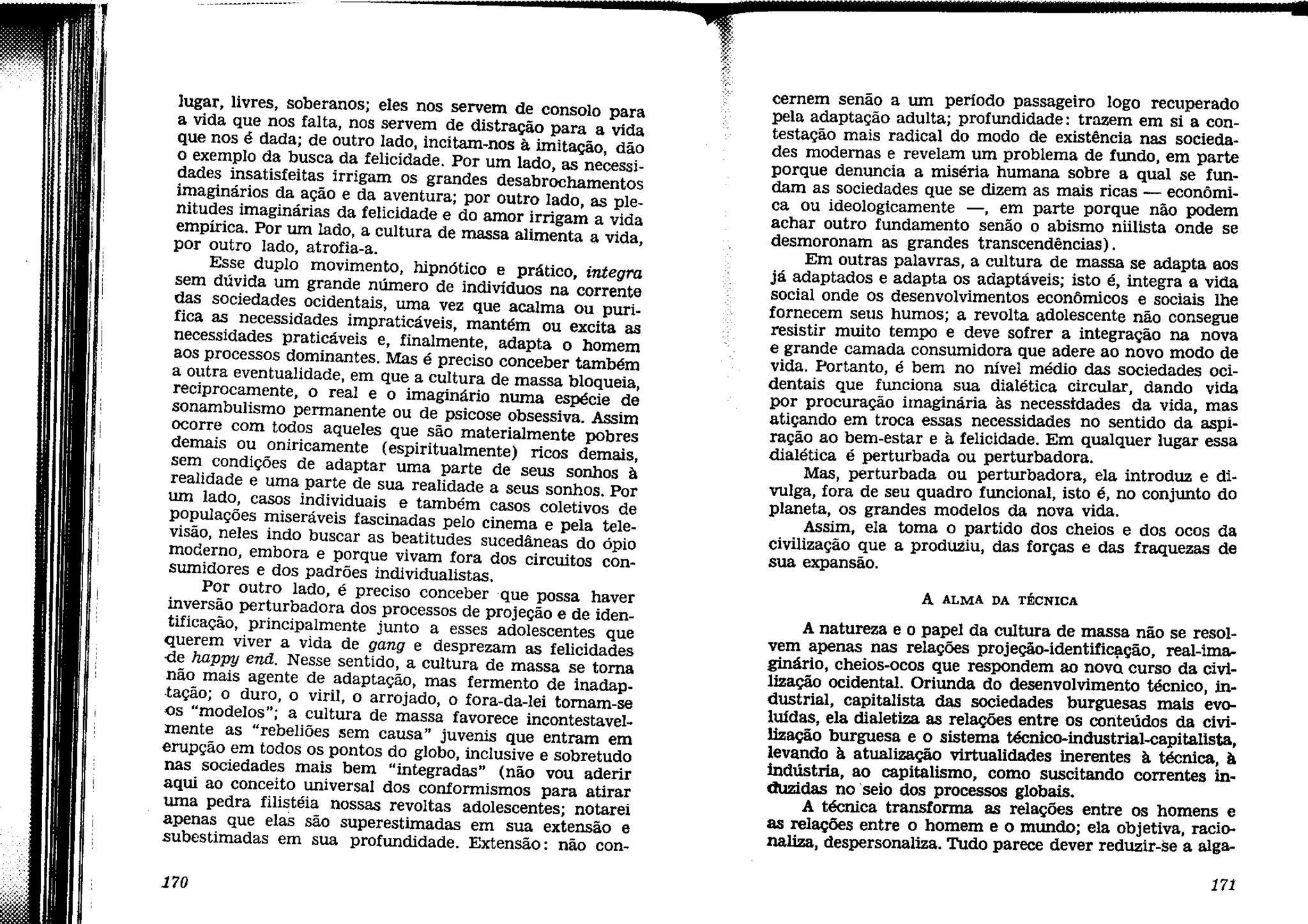 Cultura de Massas no Século XX.