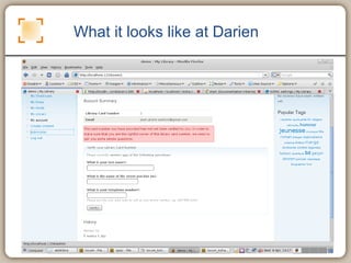 What it looks like at Darien 