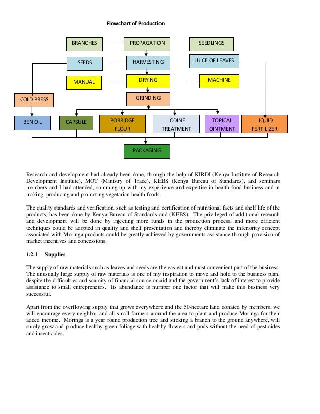 Moringa businessplan