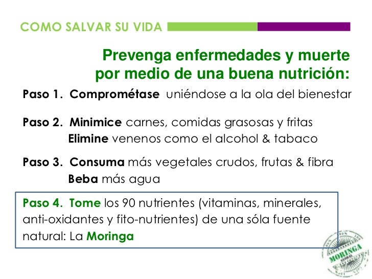 Moringa y su salud Moringa y su salud