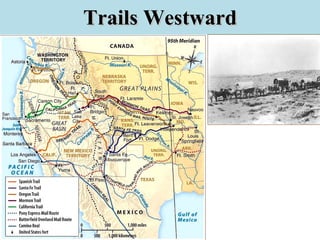 Manifest Destiny Map With Trails - Manifest Destiny 17 320 
