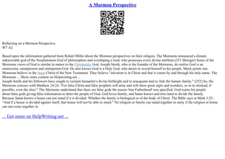 Mormon Polygamy | PPT