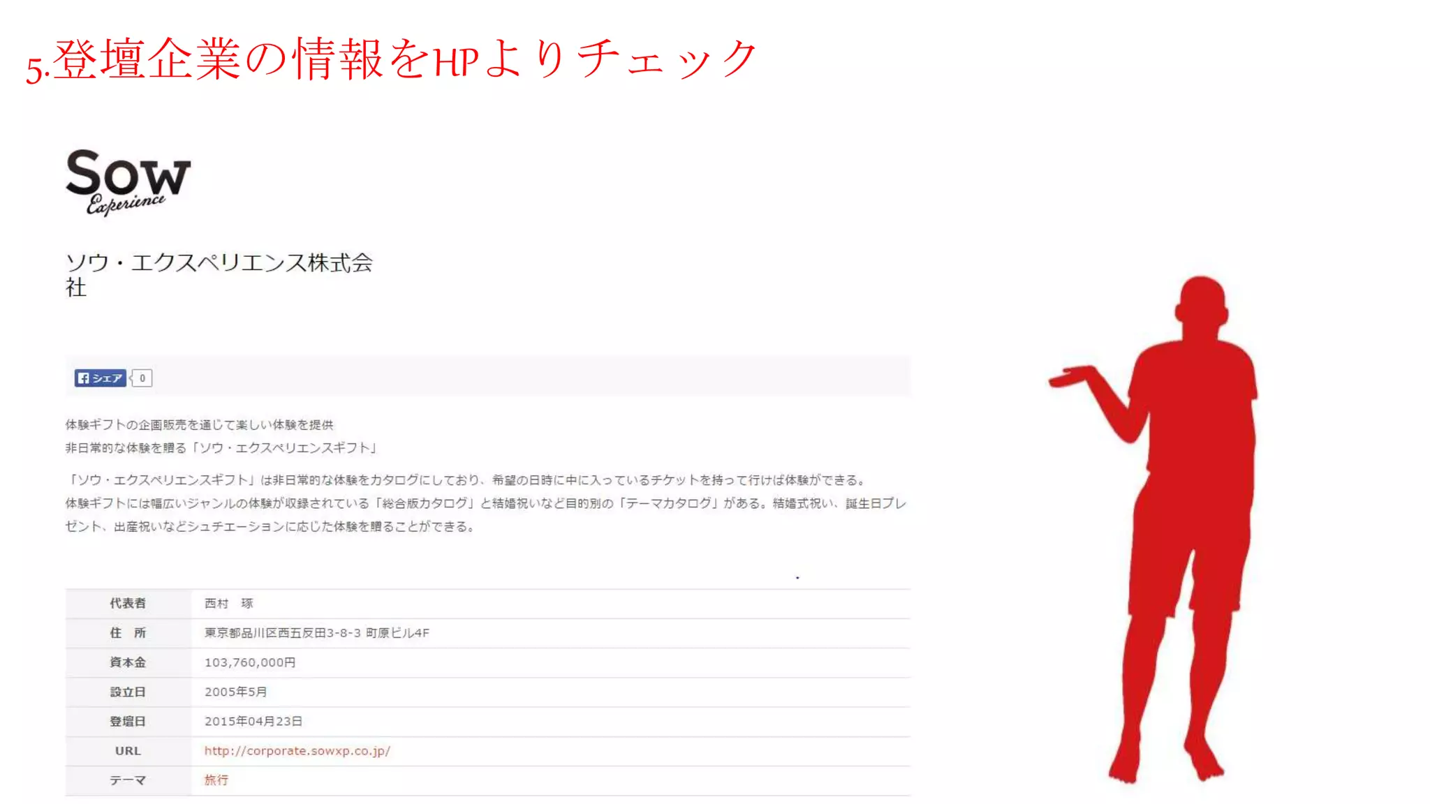 5.登壇企業の情報をHPよりチェック
 