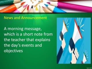 Morning meeting: Transform your day PPTX