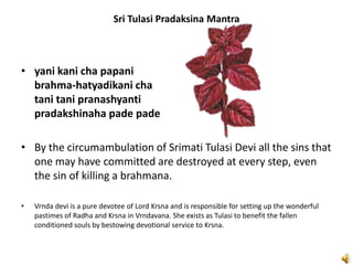 Vaisnava Morning Program