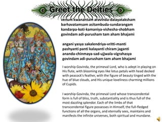 Vaisnava Morning Program