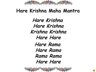 Vaisnava Morning Program