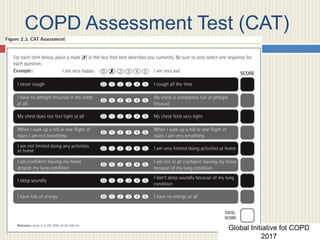 COPD Assessment Test (CAT)
Global Initiative fot COPD
2017
 