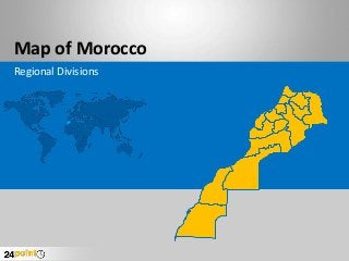 Map of Morocco
Regional Divisions
 