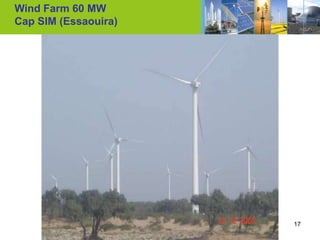 Wind Farm 60 MW
Cap SIM (Essaouira)




                      17
 
