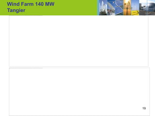 Wind Farm 140 MW
Tangier




                   19
 