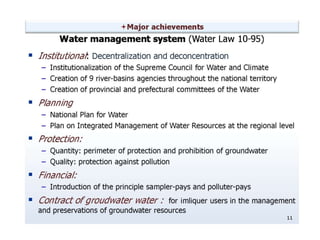 Moroccan Water Strategy