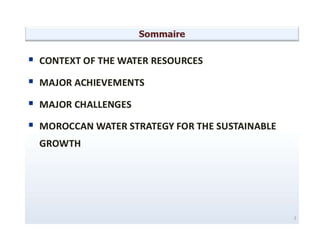 Moroccan Water Strategy