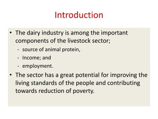 Efforts to improve the dairy industry in Tanzania