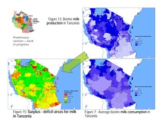 Targeting the dairy value chain for Tanzania: Mapping for site selection