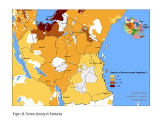 Targeting the dairy value chain for Tanzania: Mapping for site selection