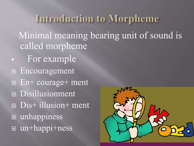 Morphemes 37