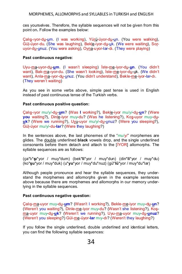 Example of morpheme image