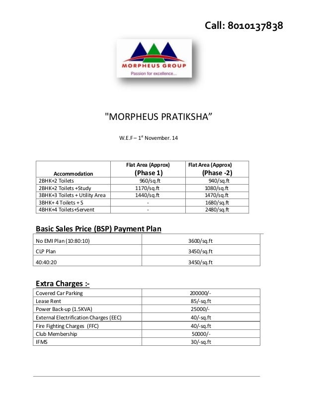Morpheus Pratiksha 8010137838 Price List