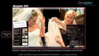 © 2003 - 2010 QMorphic Corporation POLYMORPHIC® TECHNOLOGIES™ IP Rights granted and pending
 