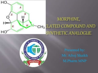 Presented by:
Mr. Afroj Shaikh
M.Pharm MNP
 