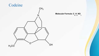 Codeine
Molecular Formula: C H NO
18 21 3
 