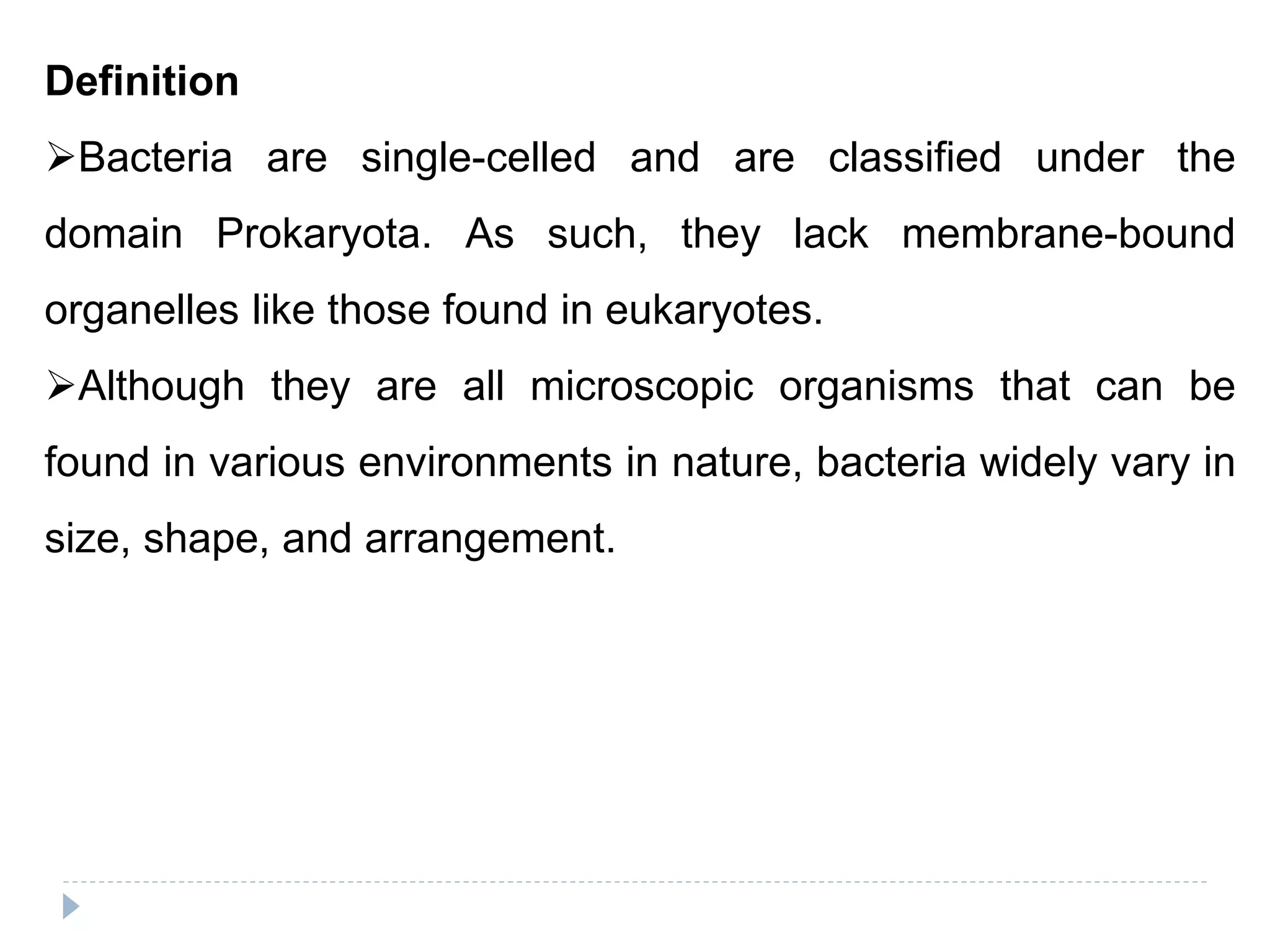 Morphological classification of bacteria pptx