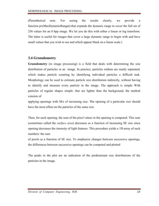 Morphological Image Processing | PDF