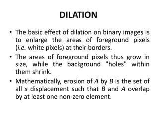 Morphological operations | PDF