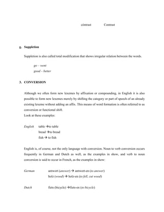 Morphological typology(group2) | PDF