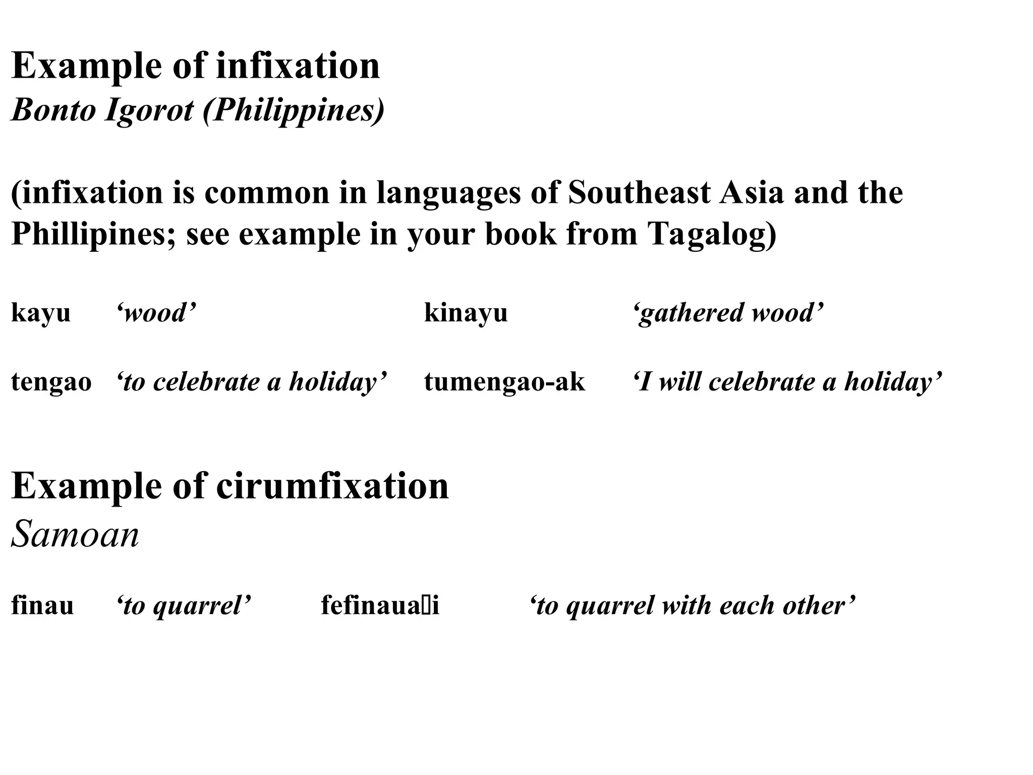 Morphology.2 in English and other word structures | PPT