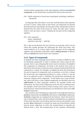 Comprehensive Introduction to Morphology: Word Formation and Linguistic ...
