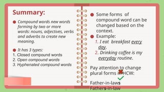 Morphology - Compound Words (Nouns).pptx