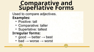 Morphology and its Processes Power Point Presentation.pptx