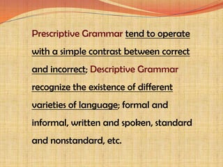 Morphology and syntax kelompok | PPTX