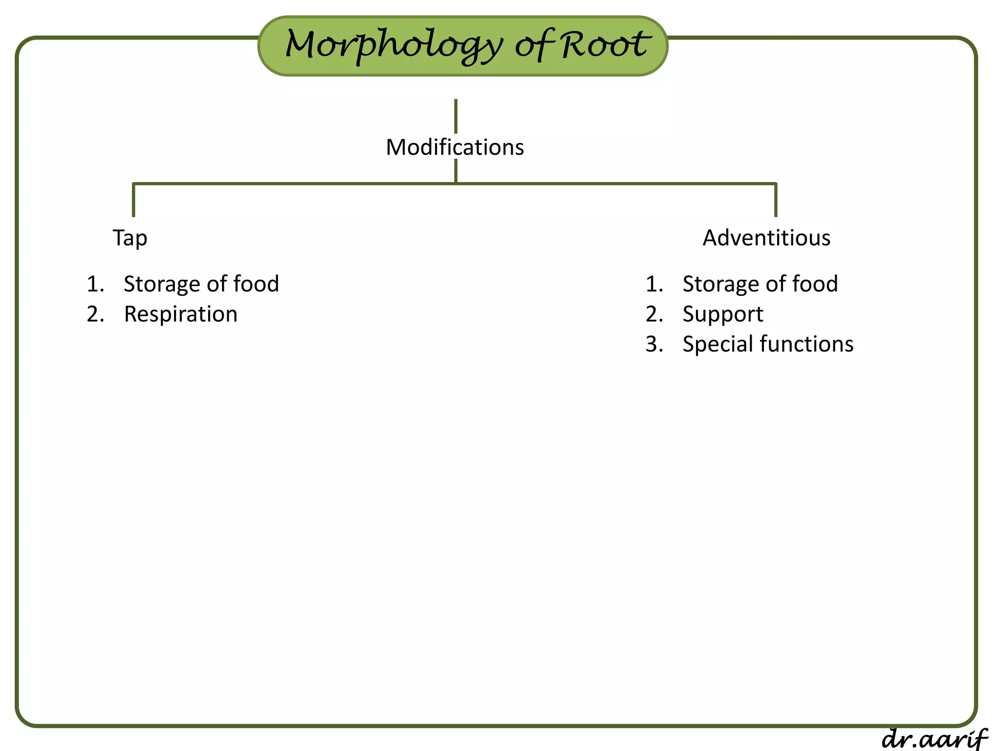 Morphology of flowering plants - I (root, stem & leaf) | PPSX