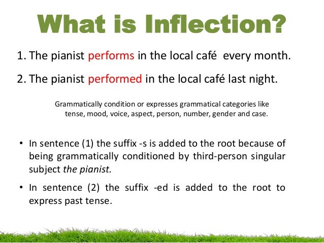 Inflection Defelection Inflectional Definition , Definition and Examples of Inflections in ...