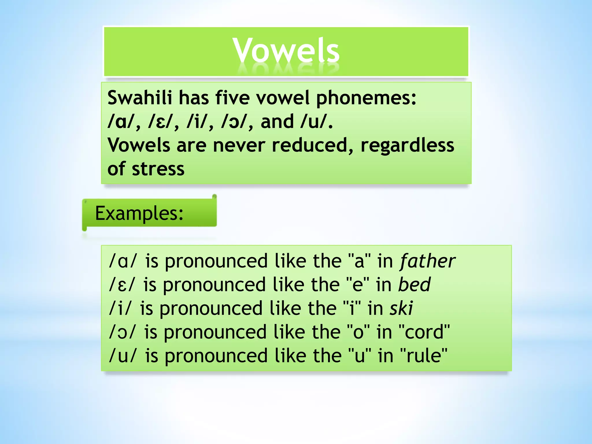 Morphology tutorial swahilli | PPTX