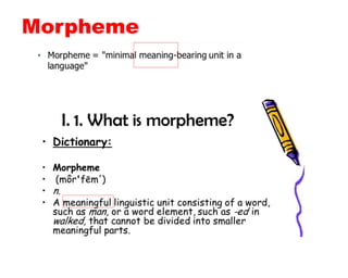 Morpheme
 