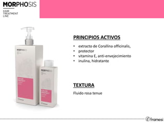 PRINCIPIOS ACTIVOS
• extracto de Corallina officinalis,
• protector
• vitamina E, anti-envejecimiento
• inulina, hidratante
TEXTURA
Fluido rosa tenue
 