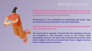 Morphosyntax Pertemuan 1, the introduction to the course | PPT