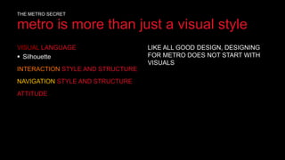 Metro Design Language - WebDU | PPTX