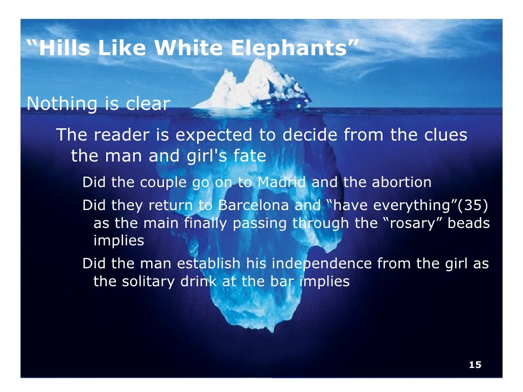 The Iceberg Theory